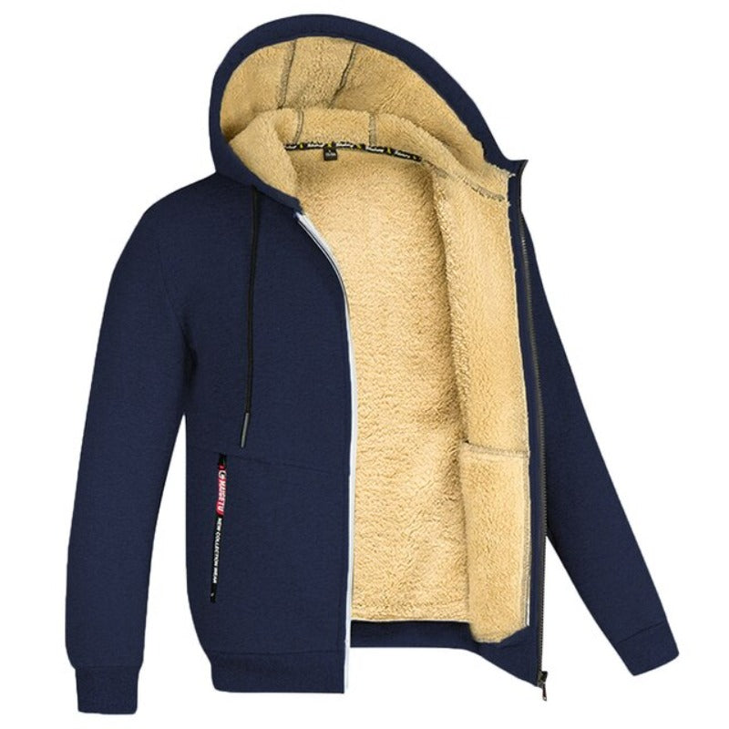 Gilet en laine pour homme - Cardigan élégant en laine mérinos
