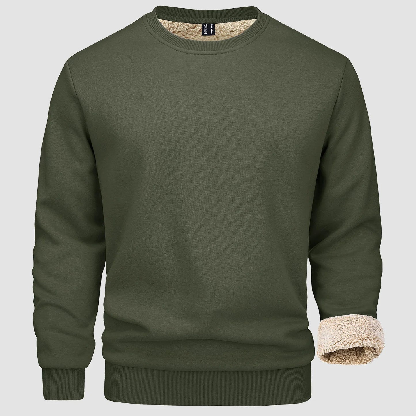 Sweat-shirt polaire chaud pour hommes Hiver