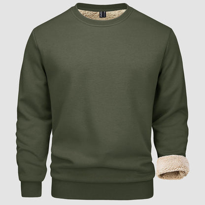 Sweat-shirt polaire chaud pour hommes Hiver