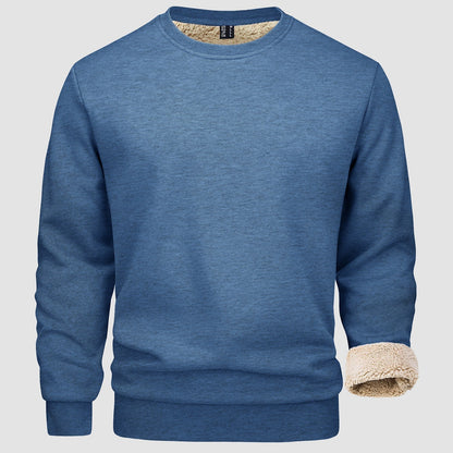 Sweat-shirt polaire chaud pour hommes Hiver
