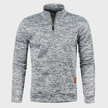 Sweat-shirt sport homme à demi-zip