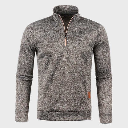 Sweat-shirt sport homme à demi-zip