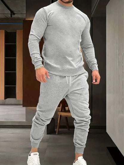 Ensemble de survêtement confortable pour homme, deux pièces
