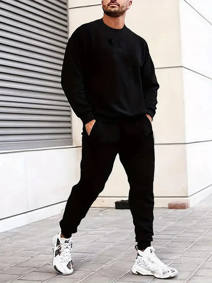 Ensemble de survêtement confortable pour homme, deux pièces