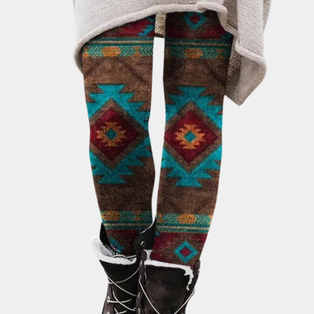 Legging élégant, moulant, doux, respirant, géométrique