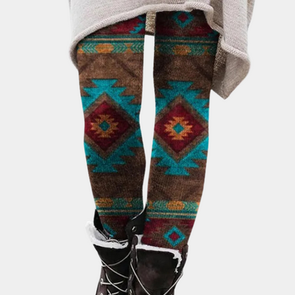 Legging élégant, moulant, doux, respirant, géométrique