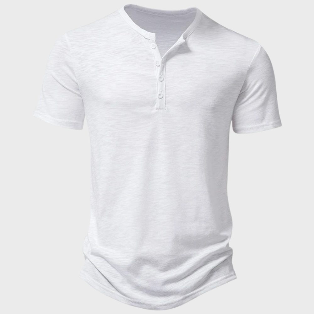 T-shirt homme col V manches courtes moderne