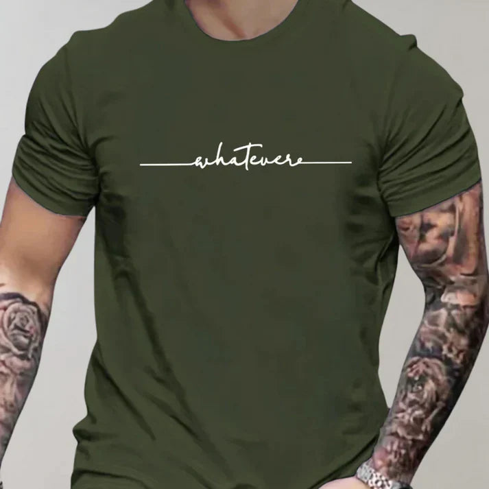 T-shirt homme manches courtes col rond