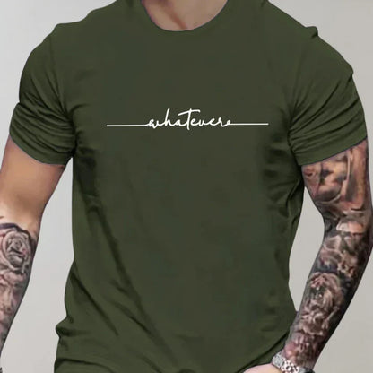 T-shirt homme manches courtes col rond
