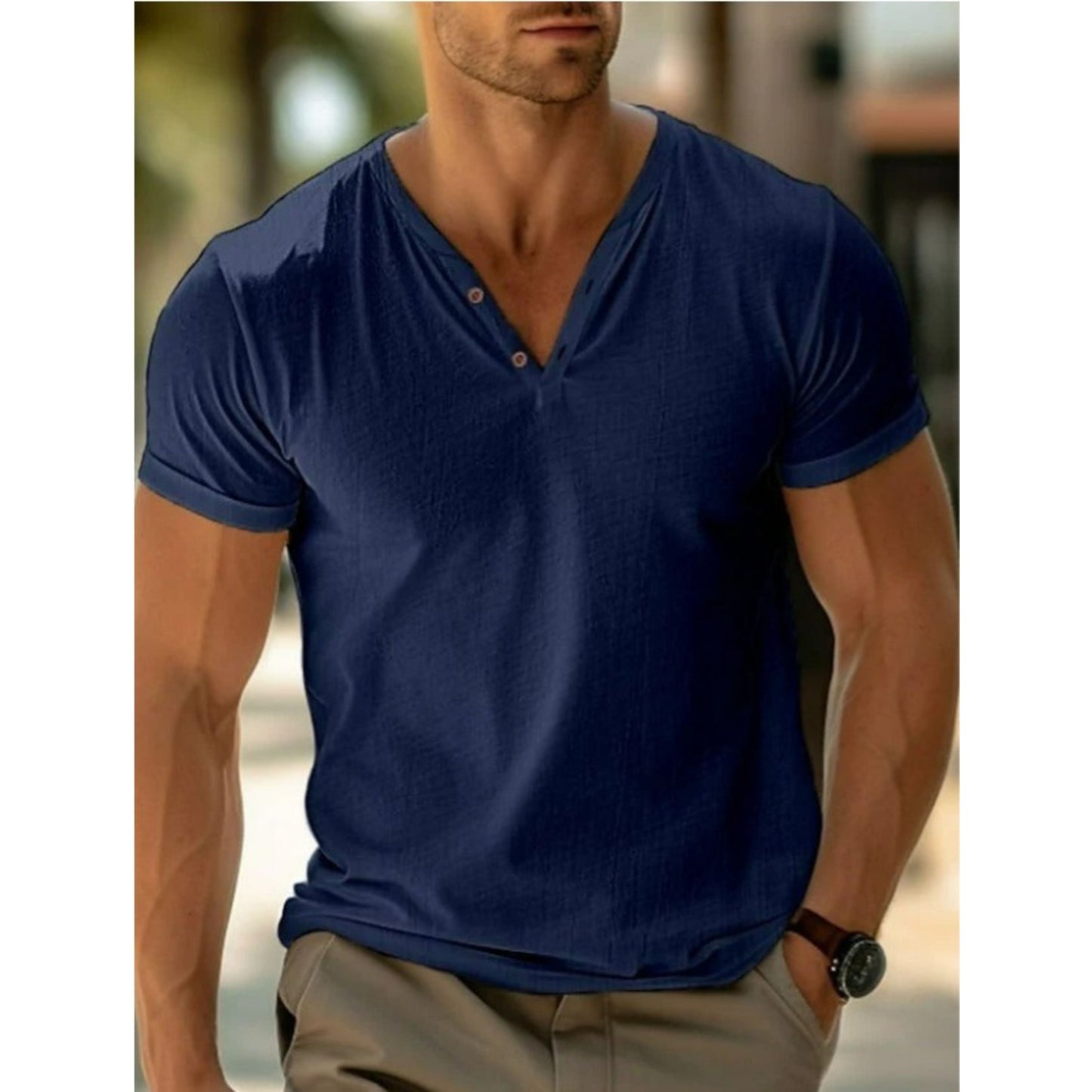 T-shirt homme été léger coton