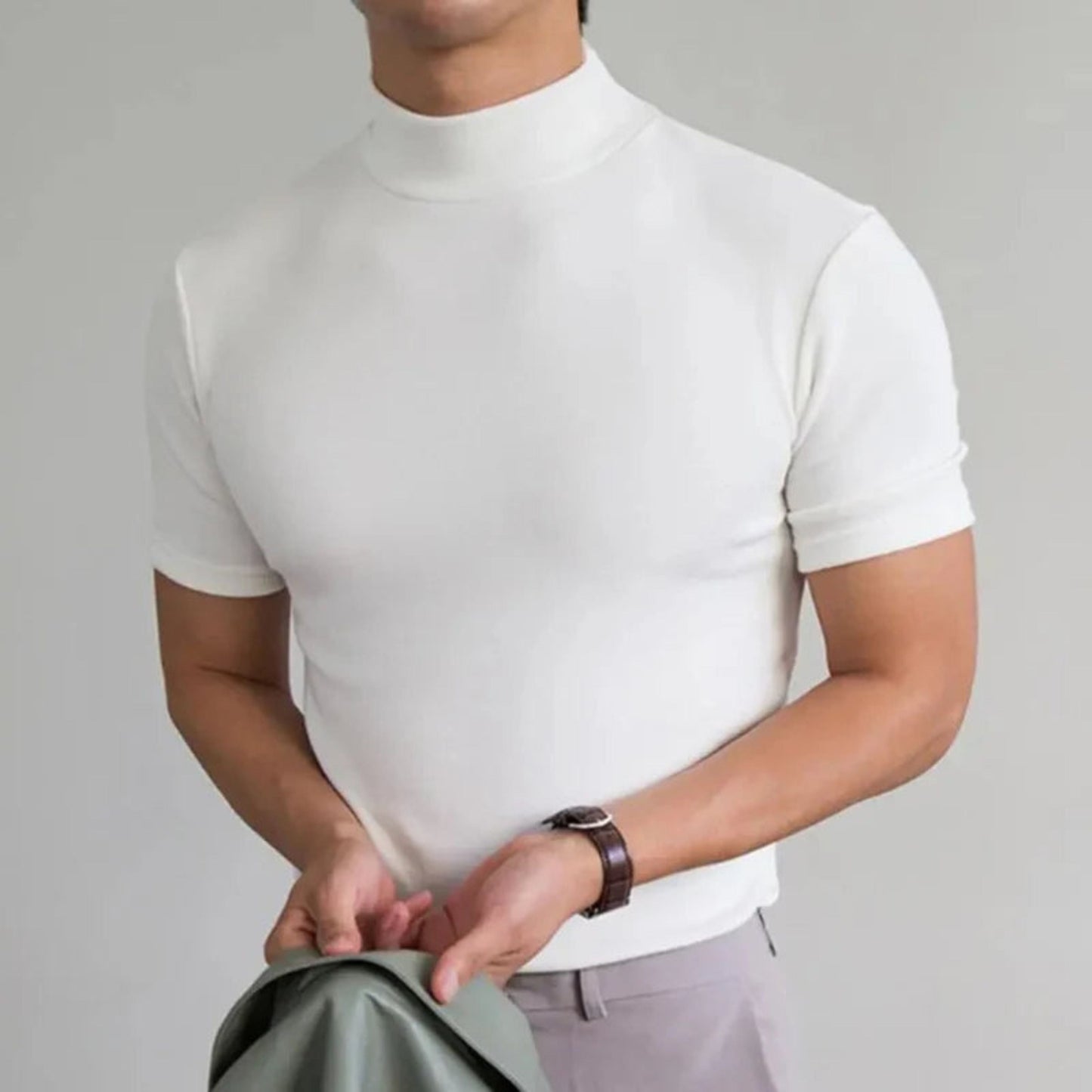 T-shirt homme simple décontracté manches courtes