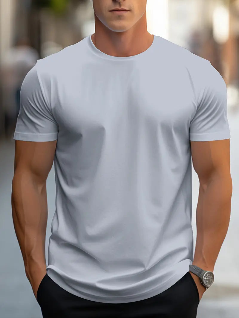 T-shirt basique homme col rond