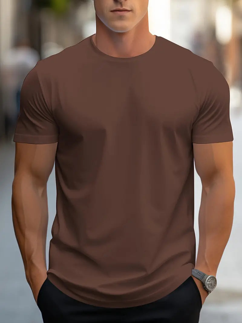 T-shirt basique homme col rond