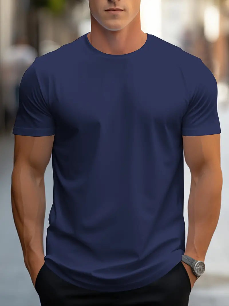 T-shirt basique homme col rond
