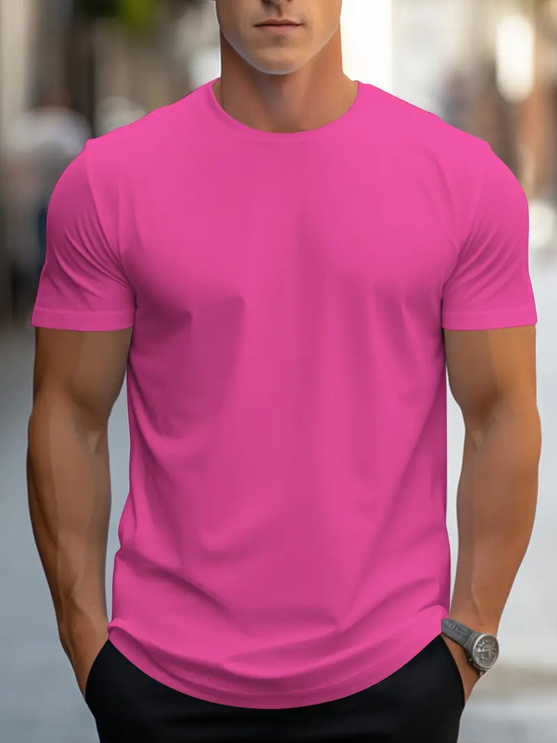 T-shirt basique homme col rond