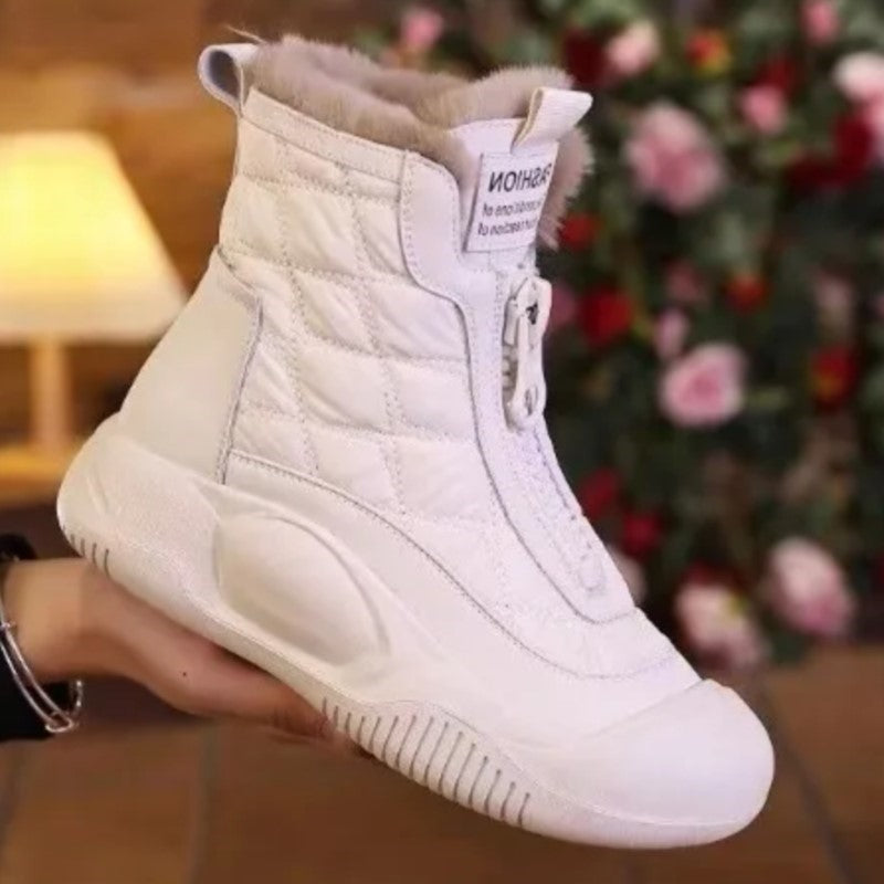 Bottes d'hiver imperméables au design rétro