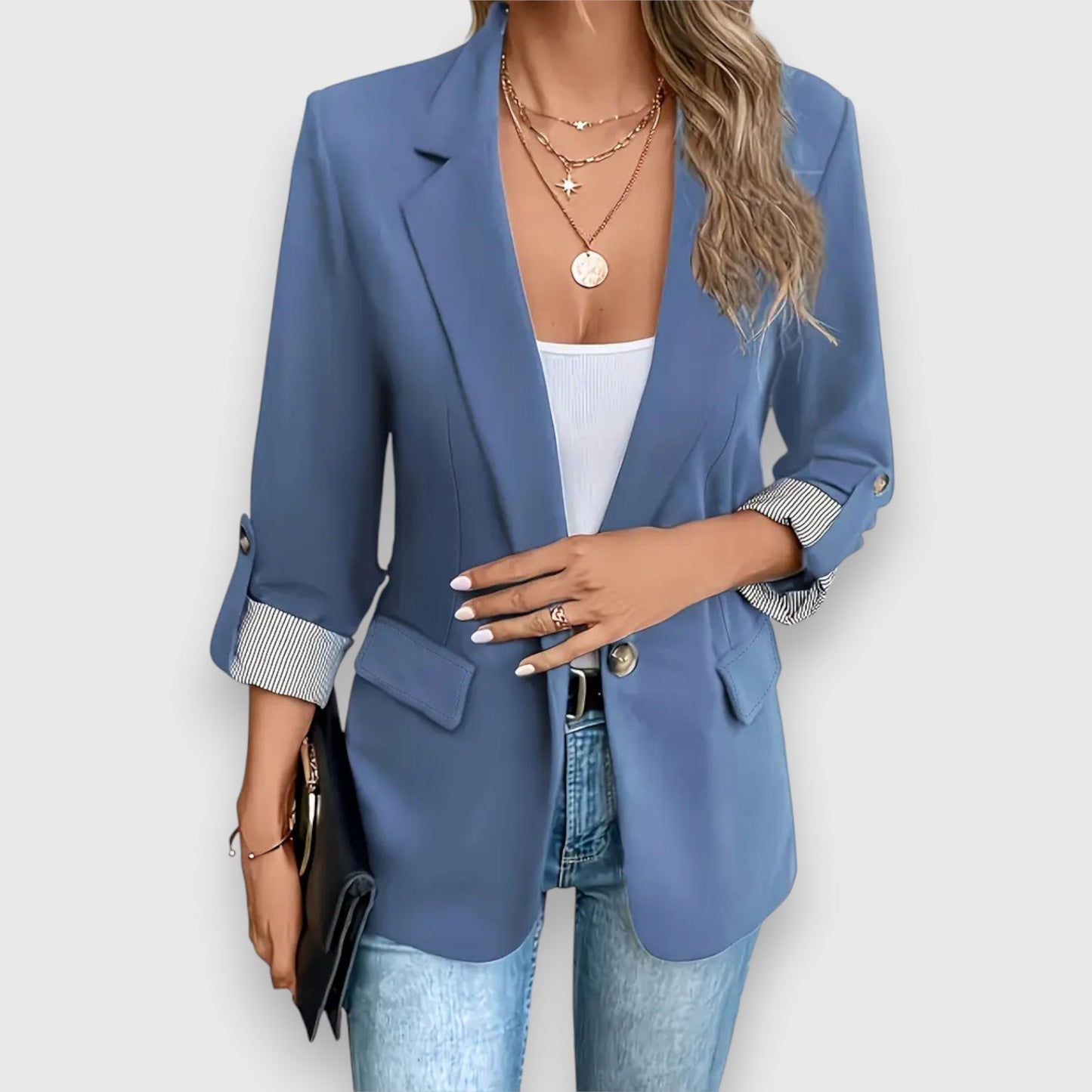 Blazer homme coupe slim design élégant
