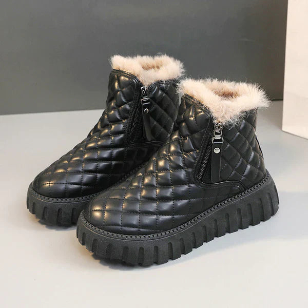 Bottes d'hiver pour femme polaire chaude neige