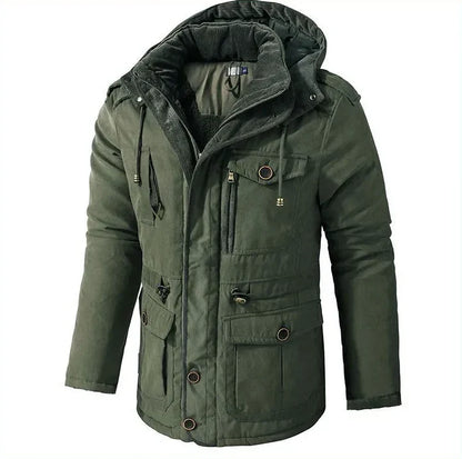 Blouson d'hiver homme chaud et isolant, coupe moderne