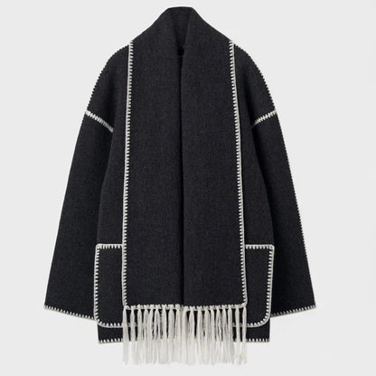 Veste Cache-cœur Femme Élégante Drapée