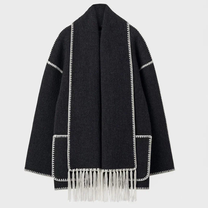 Veste Cache-cœur Femme Élégante Drapée