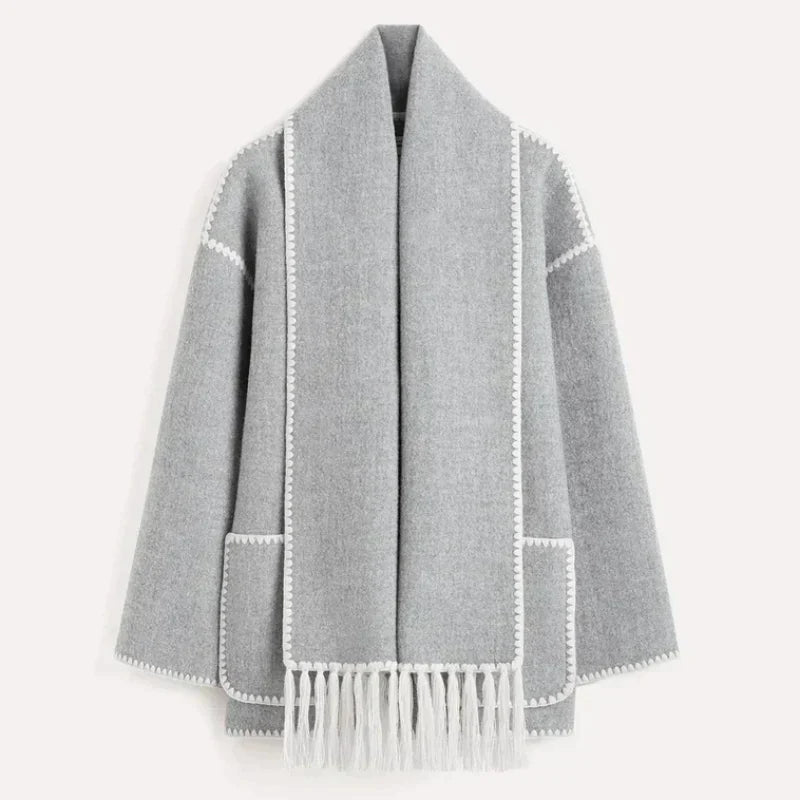 Veste Cache-cœur Femme Élégante Drapée