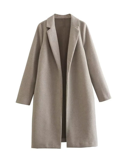 Veste d'automne femme élégante en cuir