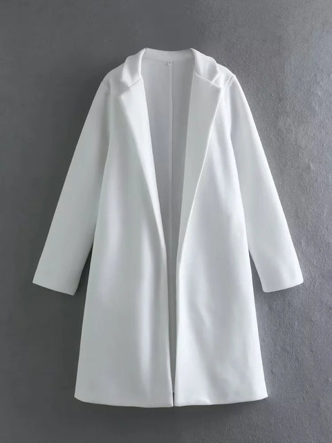 Veste d'automne femme élégante en cuir