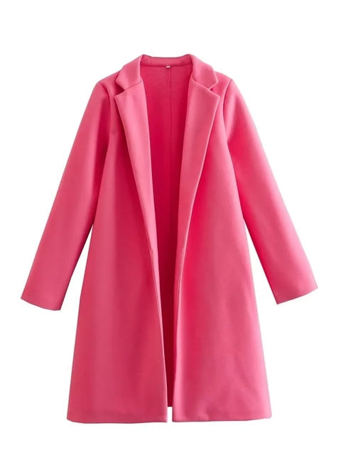 Veste d'automne femme élégante en cuir