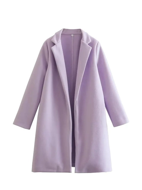 Veste d'automne femme élégante en cuir