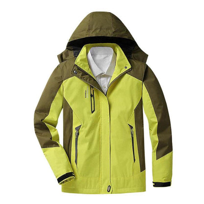 Parka à capuche imperméable pour femme