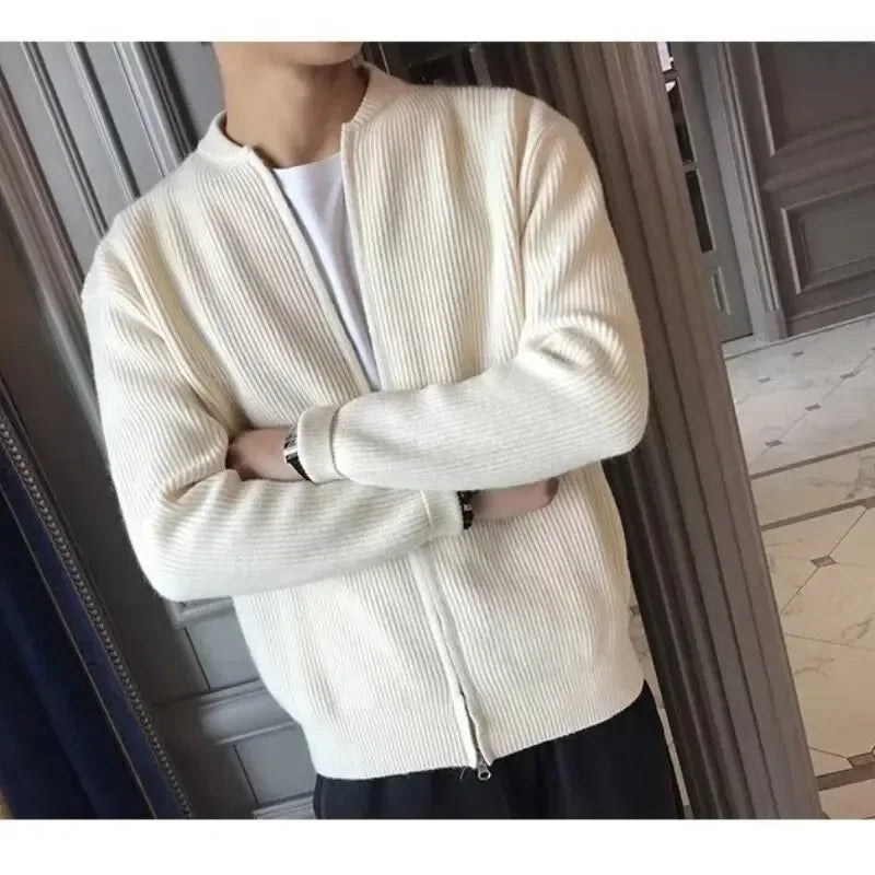 Modèle élégant de veste pour homme avec fermeture éclair
