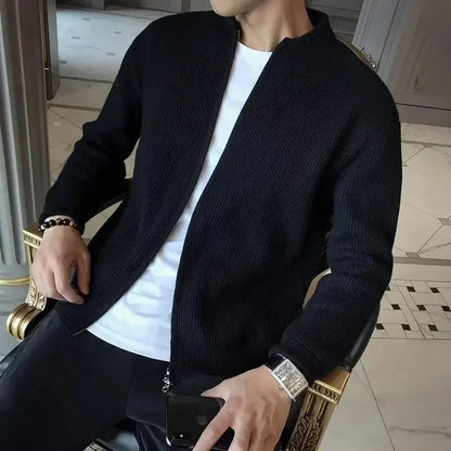 Elegantes Herrenjacken Modell Mit Reißverschluss - IdealeKleiden