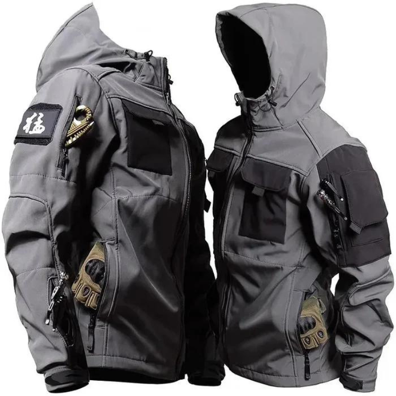 Veste de plein air imperméable pour homme avec capuche