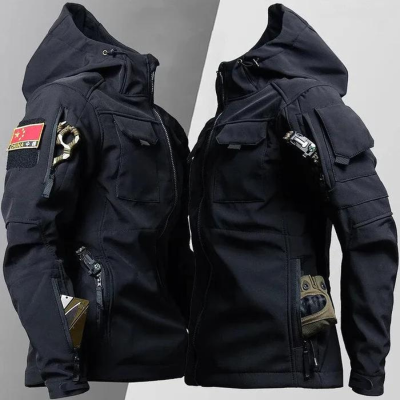 Veste de plein air imperméable pour homme avec capuche