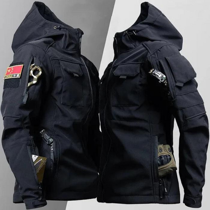 Veste de plein air imperméable pour homme avec capuche