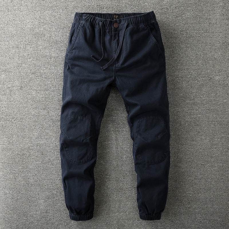 Pantalon tactique pour homme, taille élastique, style cargo