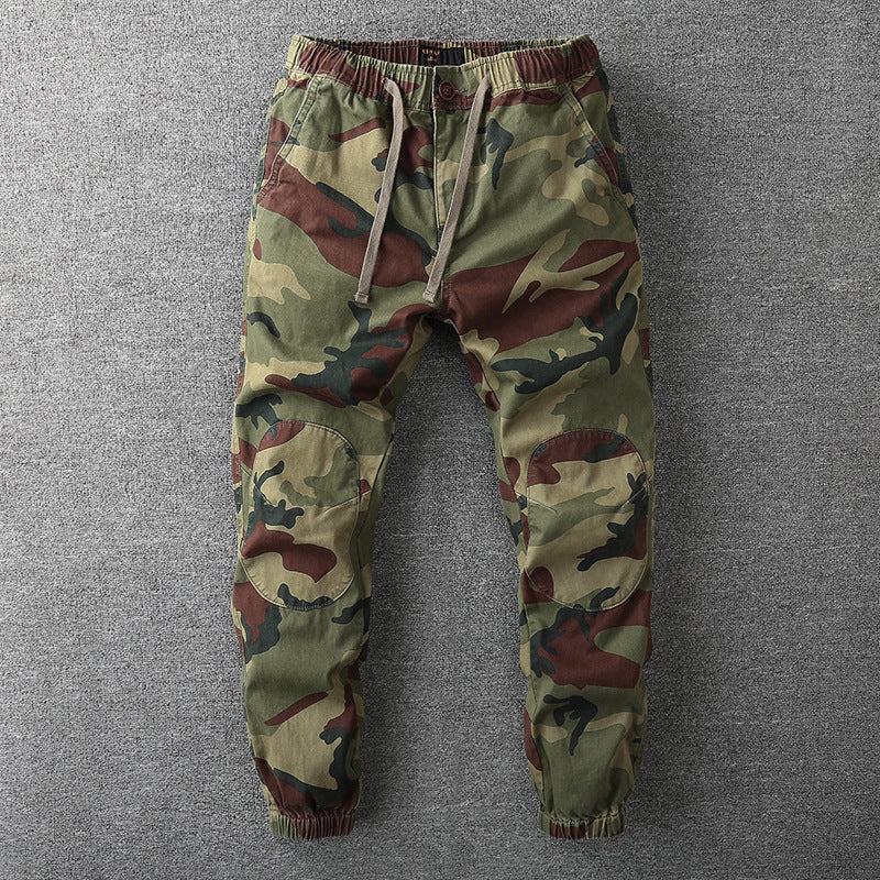 Pantalon tactique pour homme, taille élastique, style cargo