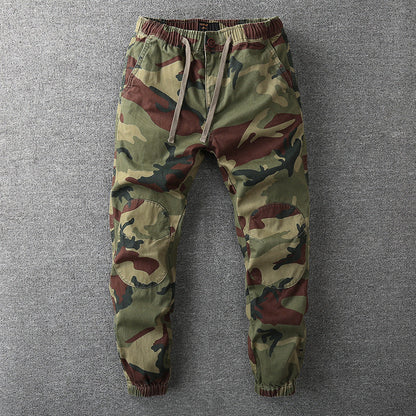 Pantalon tactique pour homme, taille élastique, style cargo
