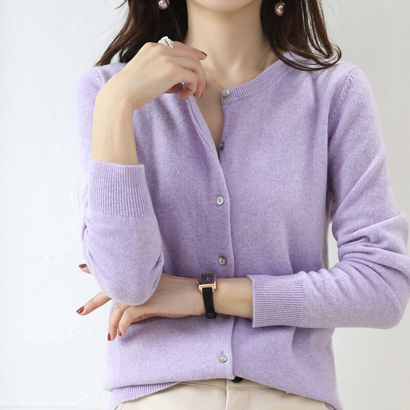 Cardigan Femme Moderne Élégant