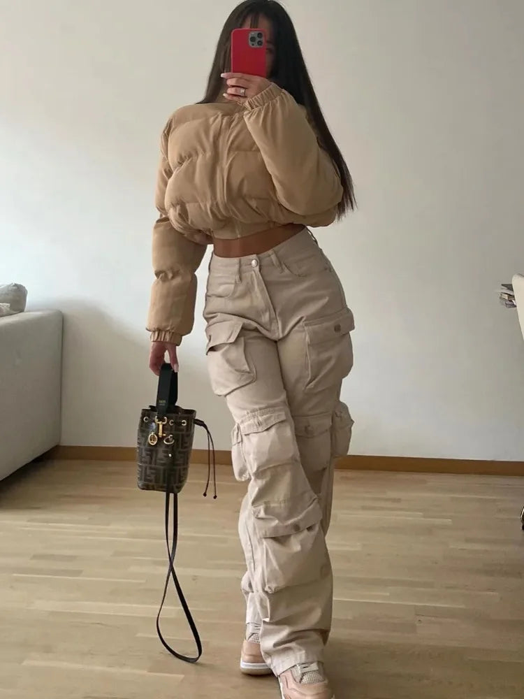 Sapphire - Pantalon cargo confortable avec de nombreuses poches