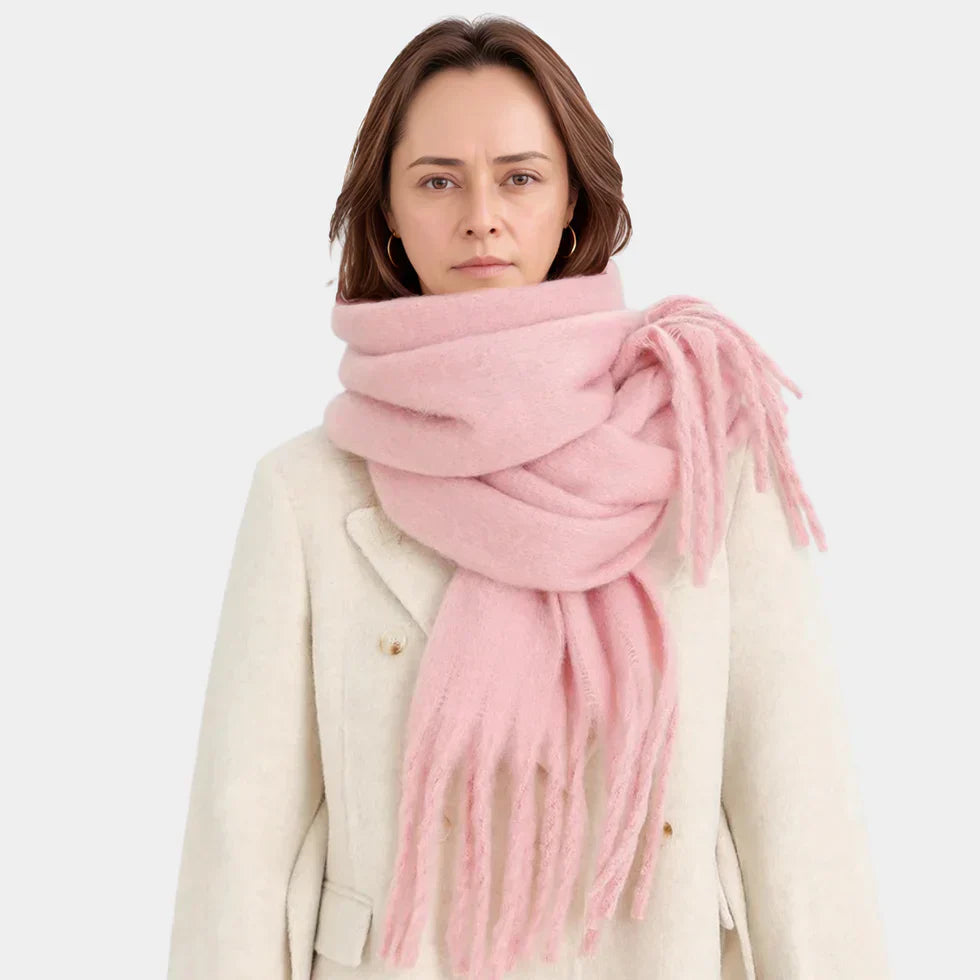 Écharpe femme cachemire doux hiver