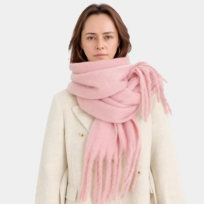 Écharpe femme cachemire doux hiver