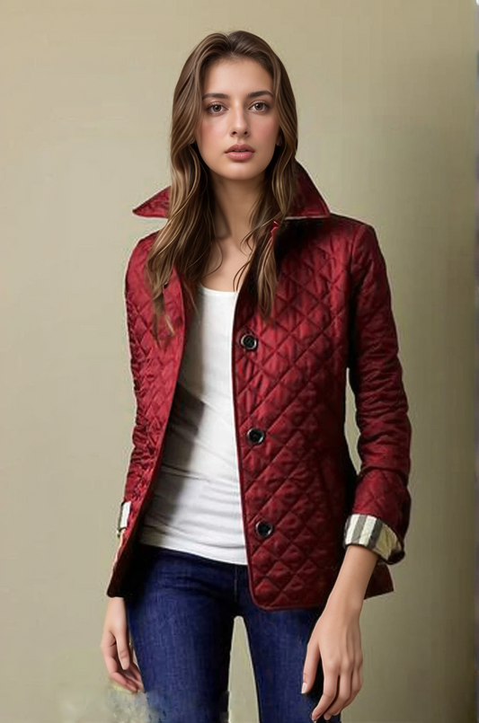Warmes Winteroberteil Steppjacke Nylon - IdealeKleiden