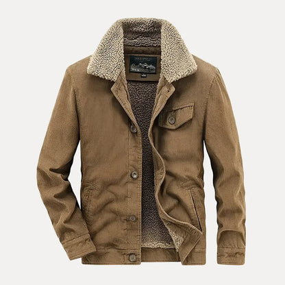 Veste en velours côtelé pour homme style Bronco