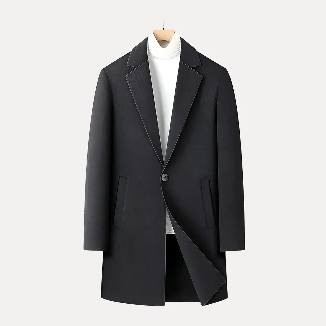 Manteau d'hiver homme en laine mélangée