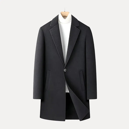 Manteau d'hiver homme en laine mélangée