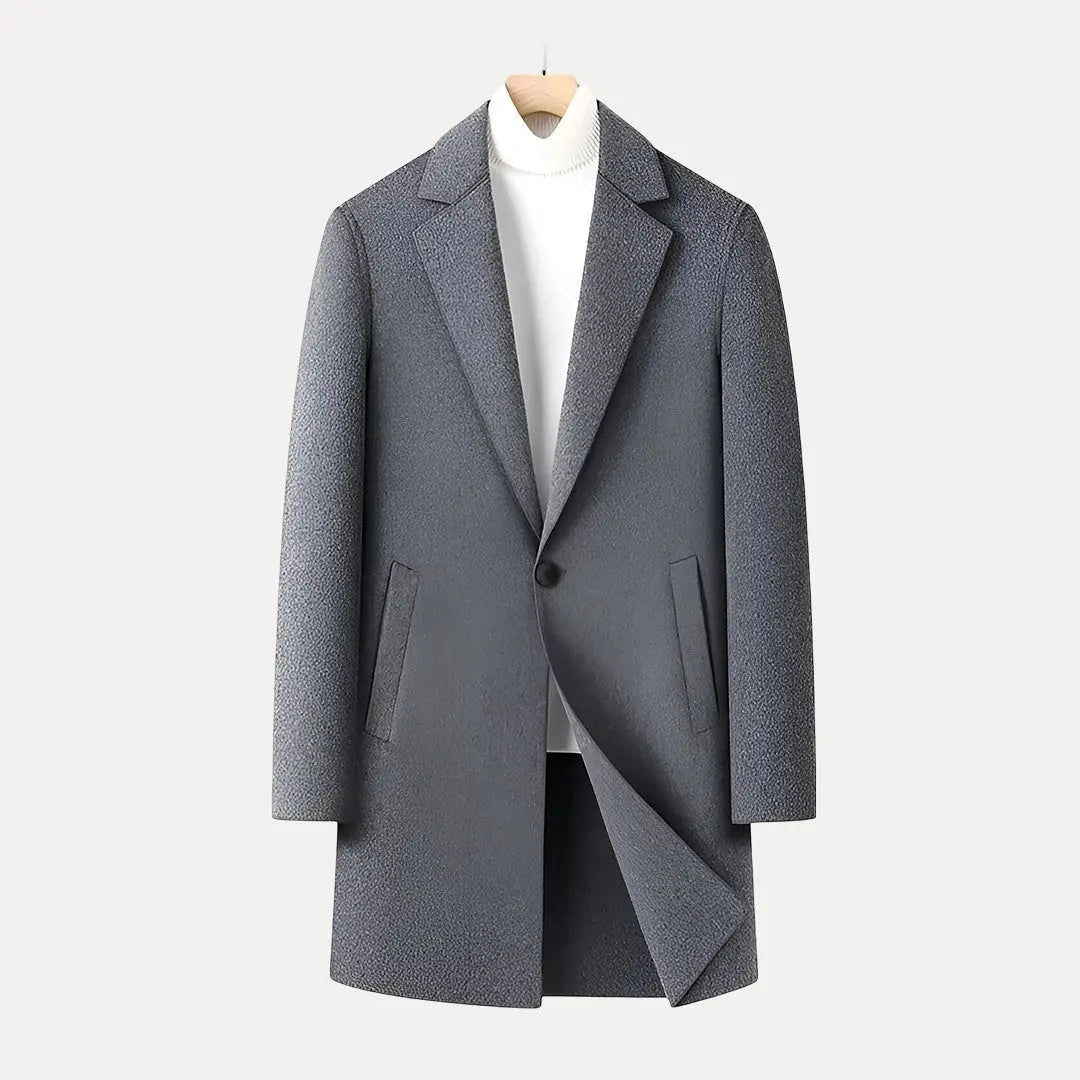Manteau d'hiver homme en laine mélangée