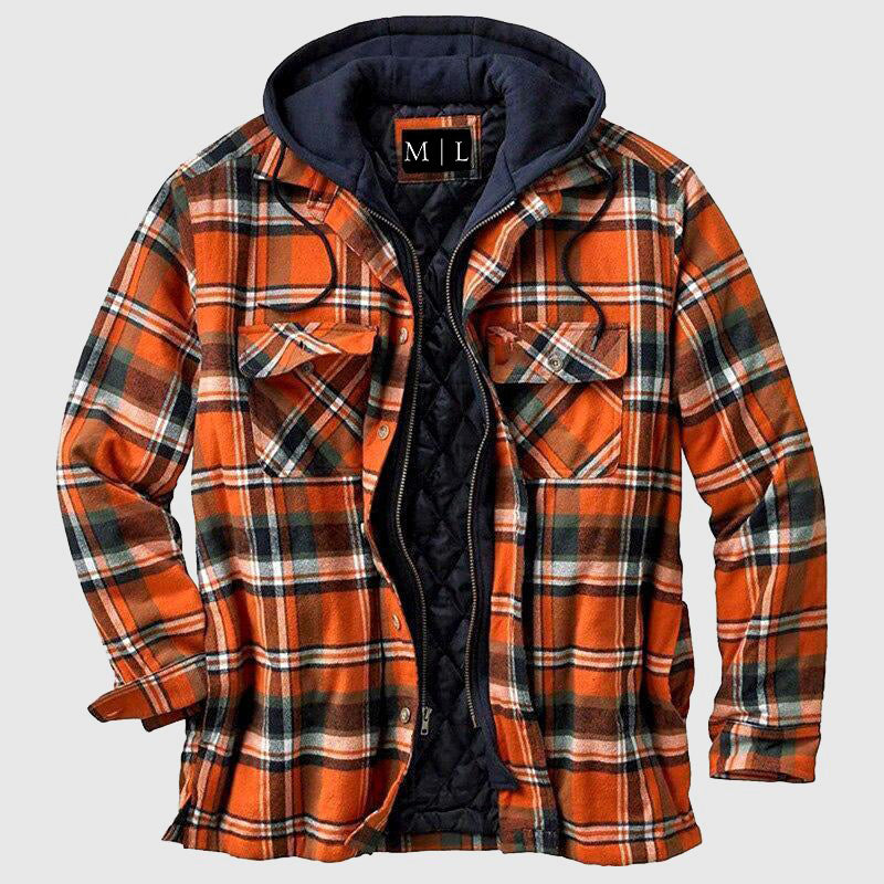 Veste bûcheron à carreaux pour hommes
