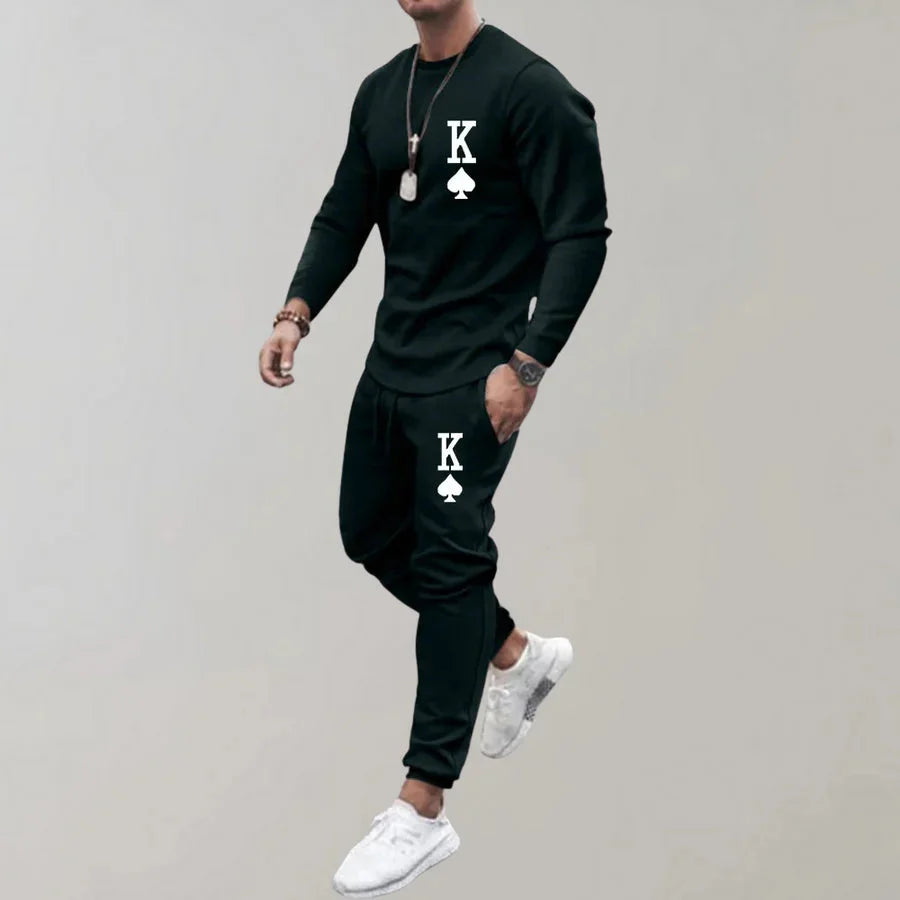 Ensemble de survêtement homme à manches longues